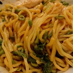 油そば専門店 歌志軒 - 混ぜ混ぜした九条ネギ油そば