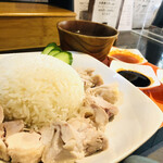 Horiuchi Chikin Raisu - 海南鶏飯（ライス大盛）
