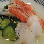 寿司　おお久保 - カニ、タコの酢の物