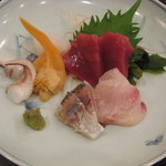 寿司　おお久保 - お刺身4点盛り