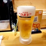 すしと純米 - ビール 490円