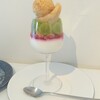 アトリエ パーチ - 料理写真:■桃とシャインマスカットのレアチーズパフェ(R4.10月)
