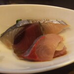 うみからそらへ - お刺身は カンパチ カツオ  サワラ