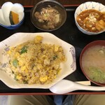 食楽 幸 - 炒飯エビチリSET