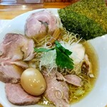 185859244 - 味玉チャーシュー塩そば大盛り♪