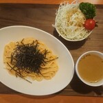 さくら食堂 - 明太クリームパスタ(ドリンク付) 990円