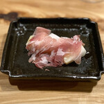 とんかつ 乃ぐち - 豊水梨 生ハム