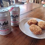 フクムラ山の家 - ノンアルコールビールとキチンクリームコロッケ