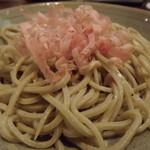 蕎麦 やすたけ - 「おもてなし膳」のおろし蕎麦アップ　ｈ25.4.26撮影