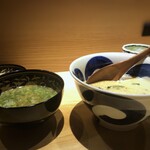 185870128 -  ◆〆の「たまごめし」と「鳥スープ」・・両方とも美味しくて。^^