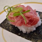 かっぱ寿司 - 天然本鮪ねぎとろ包み110円
