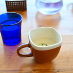 ハマユイ - 【牛カイノミビーフステーキ(150g)@税込1,540円】スープ