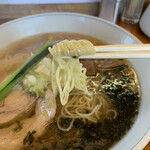 支那そばや - 細麺アップ