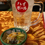 酒場 春 - 柴又ハイボール＋お通し

