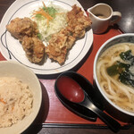 たまき - 唐揚げ付定食