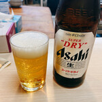江戸政 - ビール（中瓶）※アサヒSD　510円