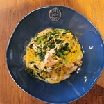 Italian Kitchen VANSAN AZem - 若鶏のたらこクリームパスタのランチセット(1480円)です。