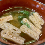 Tamaki Zushi - Miso Soup that comes with the Daily Special Nigiri, JPY 1,650