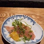 焼鳥 市松 - 生ハム❤️美味しい！