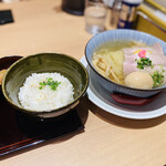 Taishiosoba Touka - 特製鯛塩ラーメン、真鯛茶漬けセット