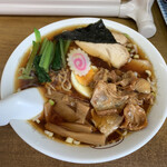 盛昭軒 - 下館ラーメン（とり皮入り）