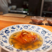 割鮮 入たに - フカヒレ スッポンのだしあんかけ