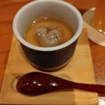 Izakaya Katete - お通しは冬瓜の茶碗蒸し的な···上品で美味！