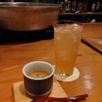 Izakaya Katete - 梅酒ソーダ割と。