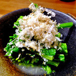 天ぷら処 こさか - 菜ノ花お浸し（２０１３年４月）