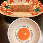 よし町 - ⑧常陸牛サーロインすき焼・信州産松茸・奥久慈卵