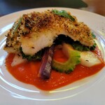 フォセッタ - 鱸のパン粉焼き