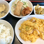 Kirin - エビと卵炒めの定食　800円