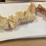 山はげ - 天ぷら　えび