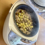 山はげ - 銀杏きのこご飯