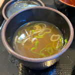 Yude Tarou Motsu Jirou - 辛汁蕎麦湯（釜揚）割り