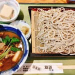 Teuchi Soba Echigoya - 小鉢は高野豆腐でした。しみじゅわ〜。