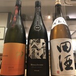 日本酒バー オール・ザット・ジャズ - 田酒、寒菊