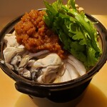舟櫓 - 牡蛎(カキ)土手味噌炊き