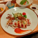 海鮮鉄板　やまおか食堂 - 魚介のソテー