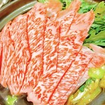 Kaishoku Kurabu Mannen - きたかみ和牛のすき焼き