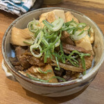 立ち呑み 庶民 - 豆腐煮付け　150円