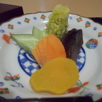鯛めし楼 - 香の物。
