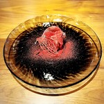 イル ネッビオ - 『ヨーロッパ産馬肉の昆布締め 和梨のコンポスタ』はイタリアと日本が融合した素晴らしい味わいのお料理でした(o^^o)