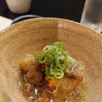 多満喜 - 煮物　白身魚と牛のみぞれあん