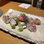 創作割烹 たかの - 刺身盛り合わせ