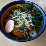 奥武蔵美晴休憩所 - 料理写真:山菜うどん