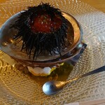 日本平ホテル - 殻付き雲丹＆イクラ