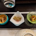 二幸園 - 先付け3品
