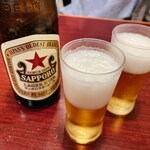 ゆき庵 - 瓶ビール
