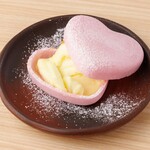 Monaka yuzu sorbet